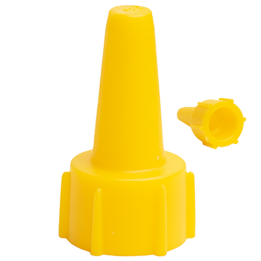 Bouchon autofiletable pour taraudage M2-M3 - Col 7 mm - Jaune