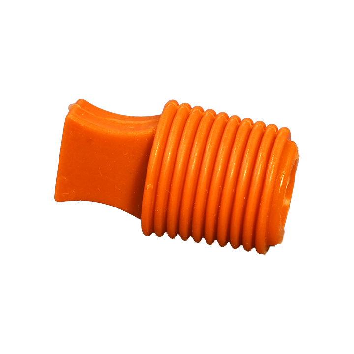 Caps coniques Dim ext 29 à 31 Ht 25,4 mm   languette-Silicone rouge