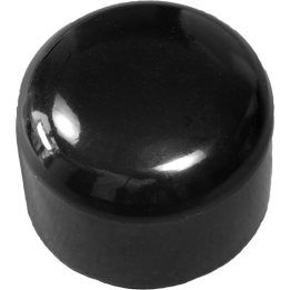 Embouts PE Diam int. 15 Ht. 15 mm - Noir