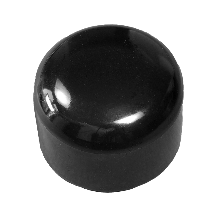 Embouts PE Diam int. 15 Ht. 15 mm - Noir