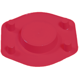 Protecteurs de brides SAE hexagonales 1 - PN 6000 - PE Rouge