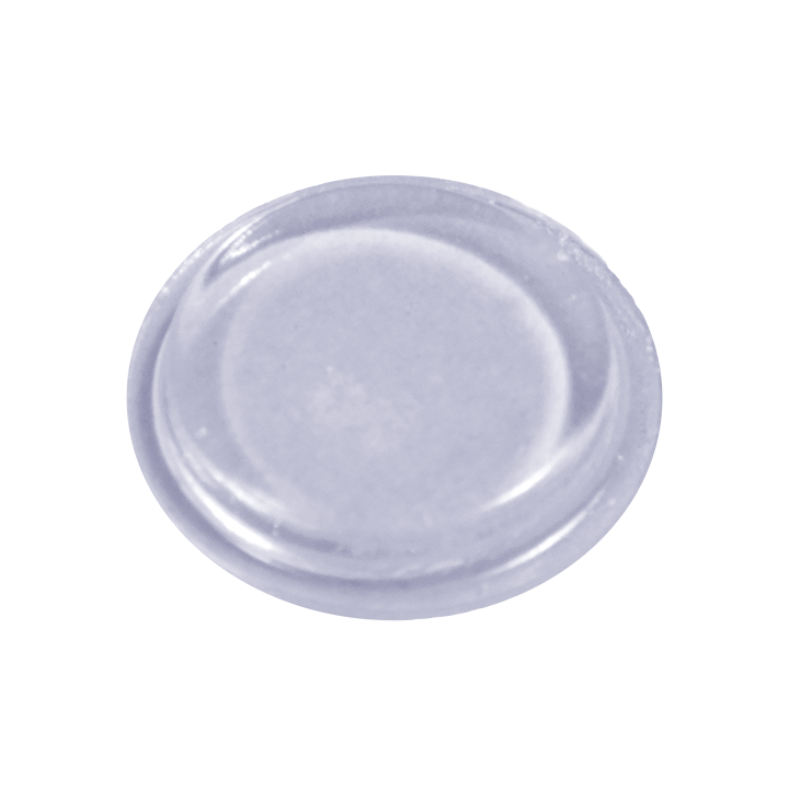 Adhesive bumper OD 10,1 Ht 1,8 mm T2 - Soft PU grey