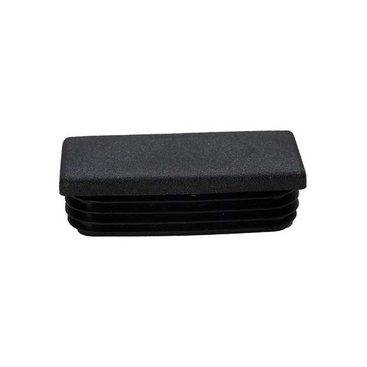 Embouts rectangulaires pour tube Ext. 45x30 mm - Ep. 1-2,5 - Noir