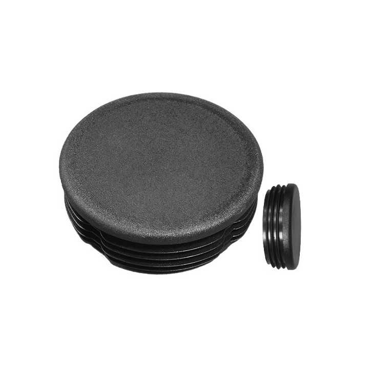 Embouts ronds pour tube Ext. 110 mm Ep. 2-4,5 - Noir