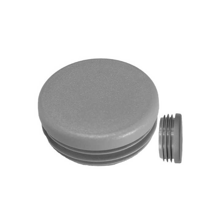 Embouts ronds pour tube Ext. 36 mm Ep. 1-3 - Gris