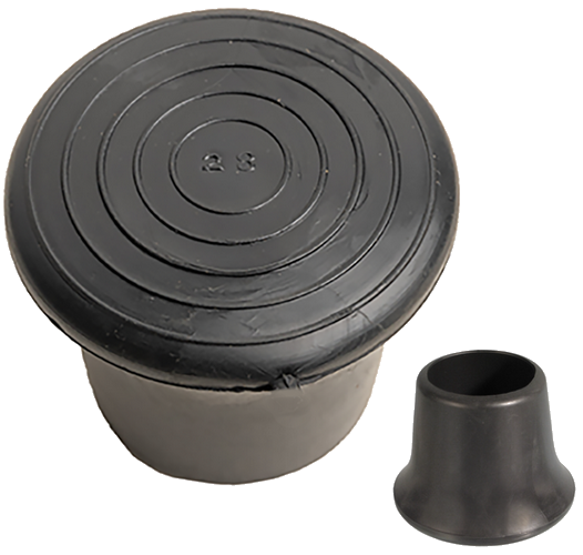 Embout recouvrant rond PVC – Base large