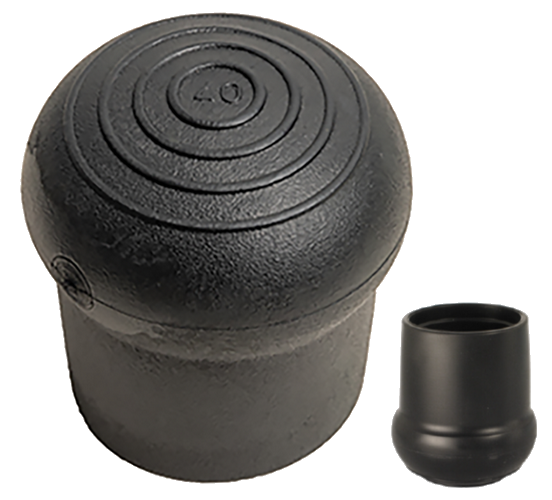 Embout recouvrant rond PVC – Base renforcée