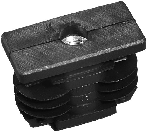 Embout à ailette rectangle – Filetage métallique