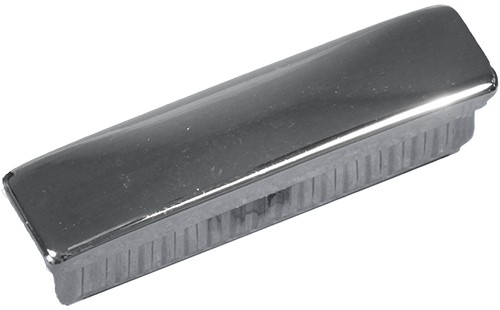 Bouchon rectangle chromé