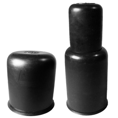 Cache-écrou et Cache boulon + vis - Noir