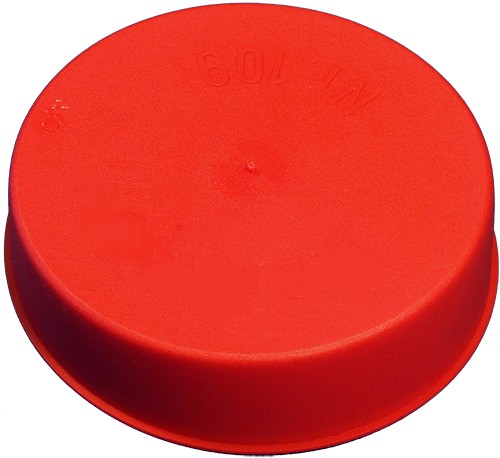 Bouchon conique rouge – Protection intérieure et extérieure