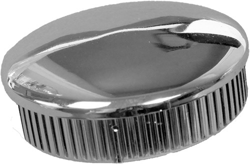 Embout rond chromé