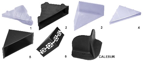 Protège coin en plastique