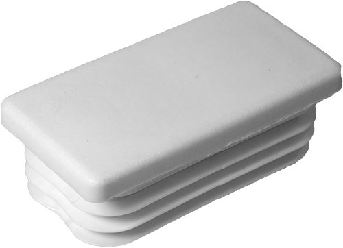 Embout à ailettes rectangle - Blanc