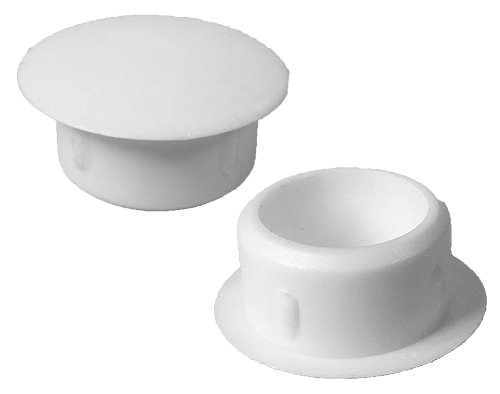 Cache tôle rond en couleur - Blanc